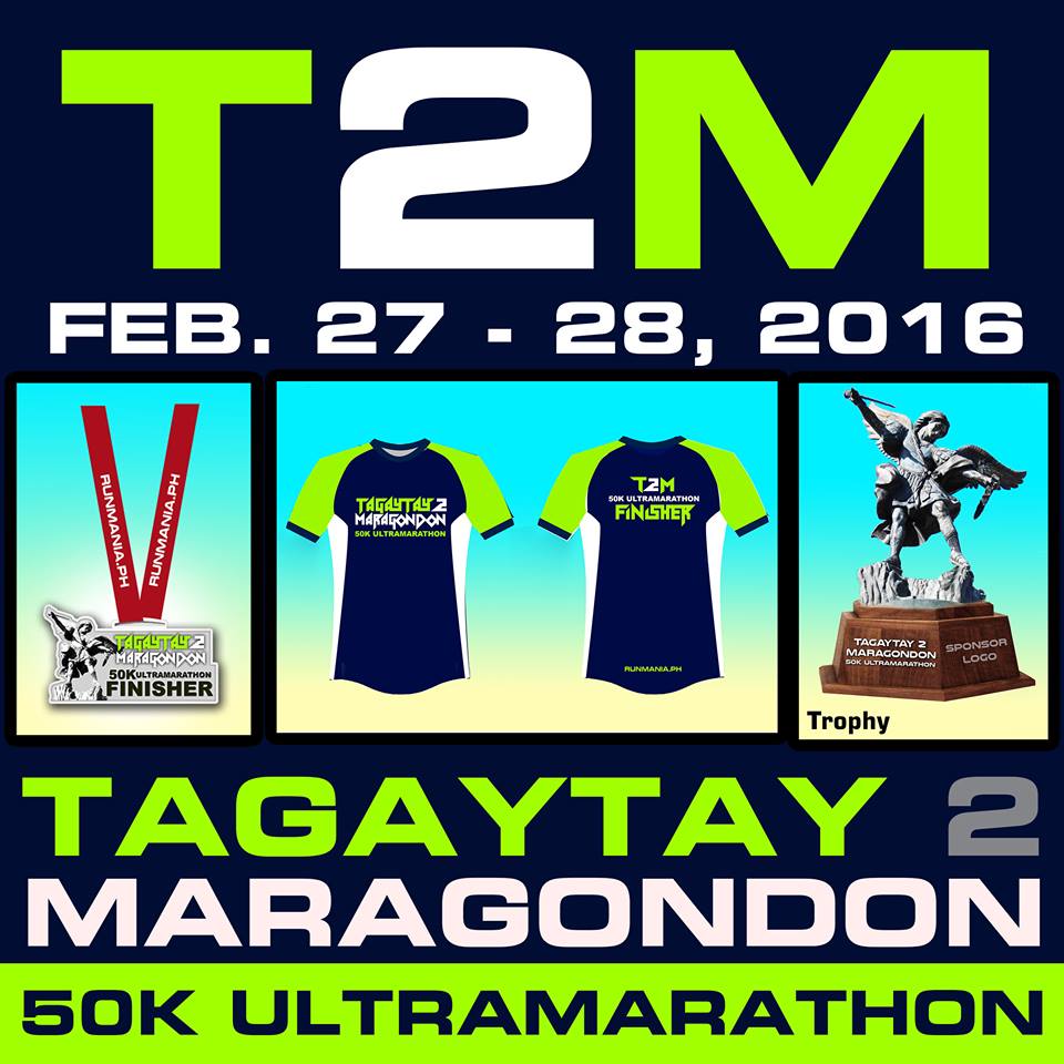 Tagaytay to Maragondon 50K Ultra Marathon 2016 Poster