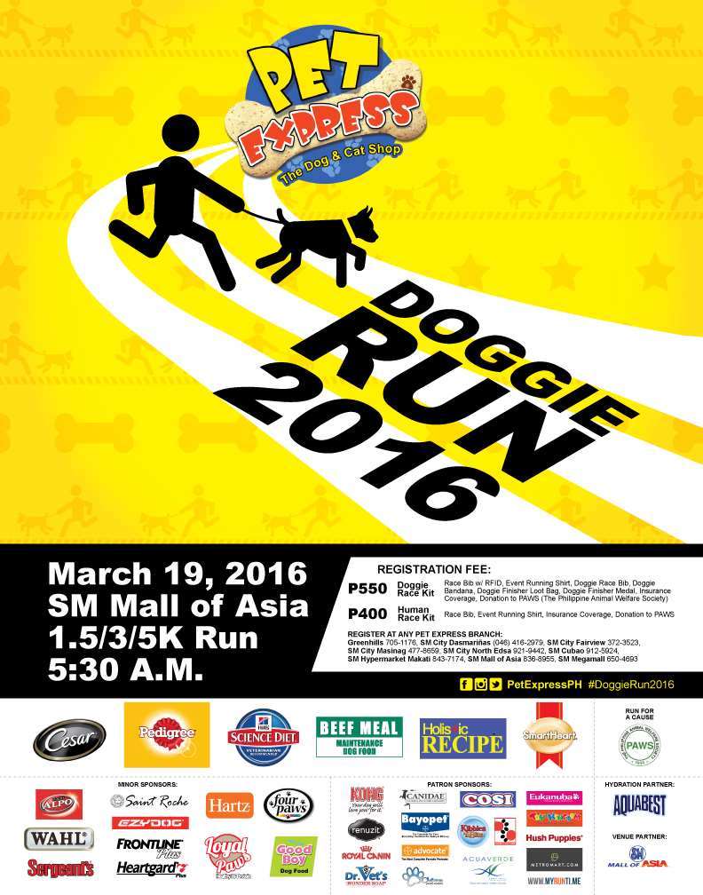 Pet Express Doggie Run 2016 Poster