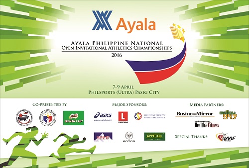 Ayala Philippine National Open Invitational Athletics Championship 2016