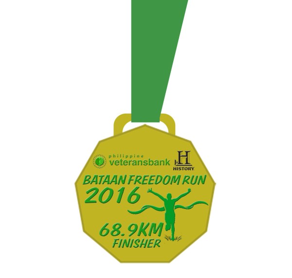 Bataan Freedom Run 2016 Medal