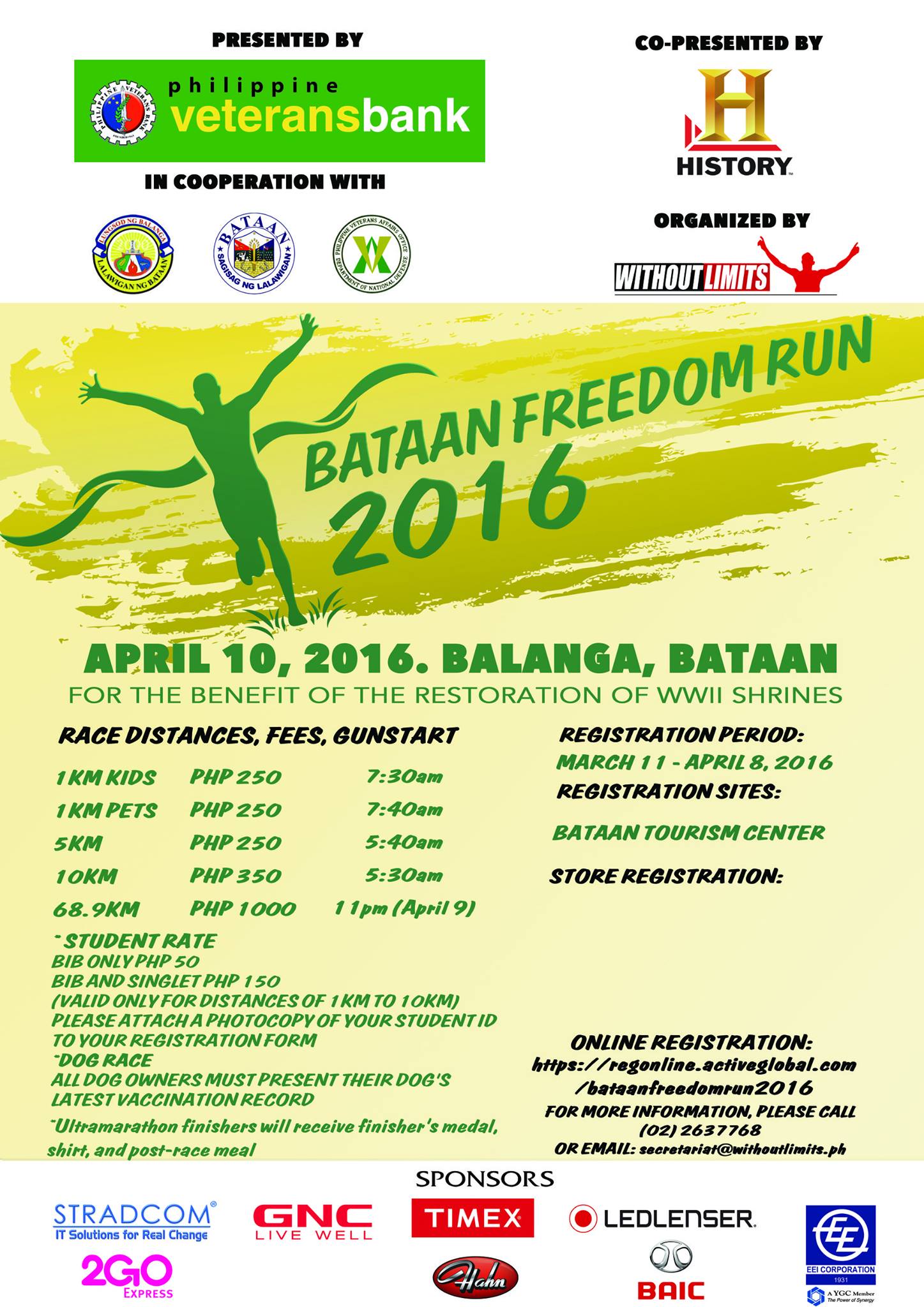 Bataan Freedom Run 2016 Poster