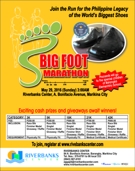 Big Foot Marathon 2016 Poster