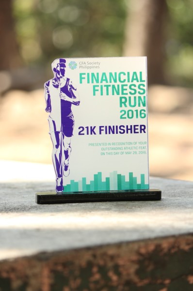 Financial Fitness Run 2016 Plaque