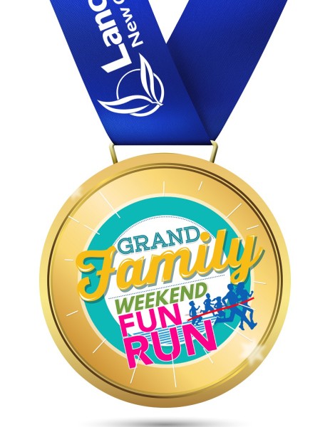 Lancaster New City Grand Family Weekend Fun Run 2016 Medal