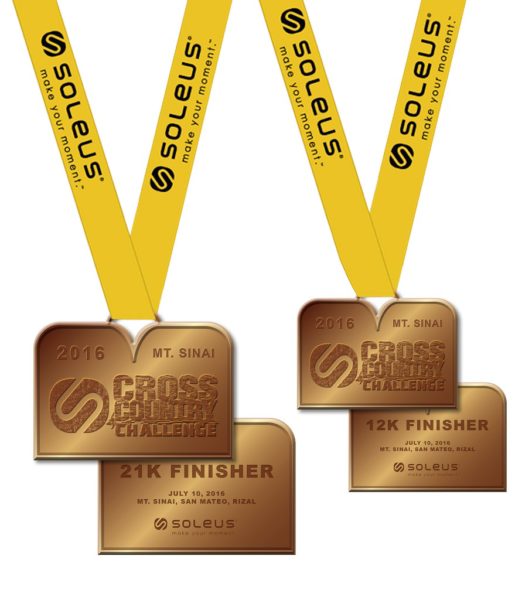 Soleus Cross Country Challenge 2016 Medal