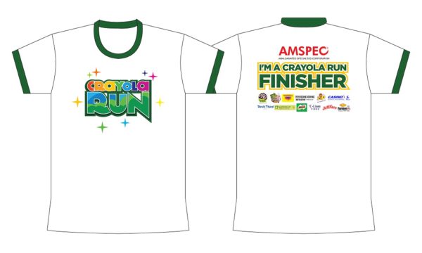 Crayola Run 2016 Finisher Shirt