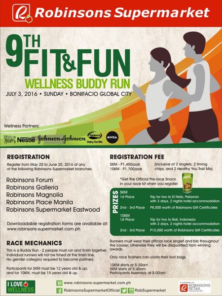 Robinsons Fit & Fun Wellness Buddy Run 2016