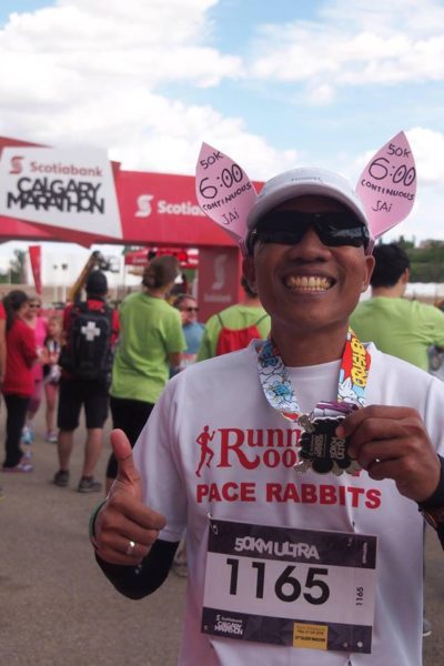 Scotiabank Calgary Marathon 2016 Pace Bunny