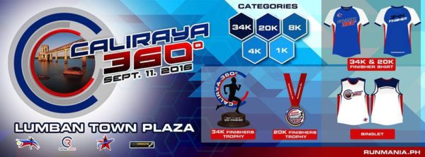Caliraya 360 Run 2016 Poster