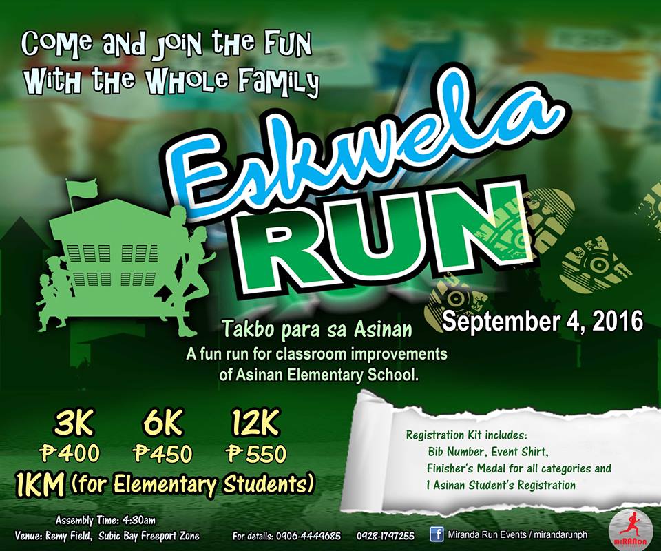 Eskwela Run 2016 Poster