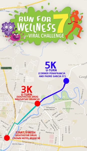Run For Wellness 7 The Viral Challenge 2016 Race Route