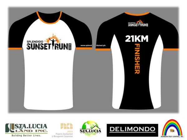 Splendido Sunset Run 2016 Edition Finishers Shirt