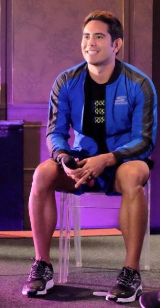 Gerald Anderson running Los Angeles Marathon 2017