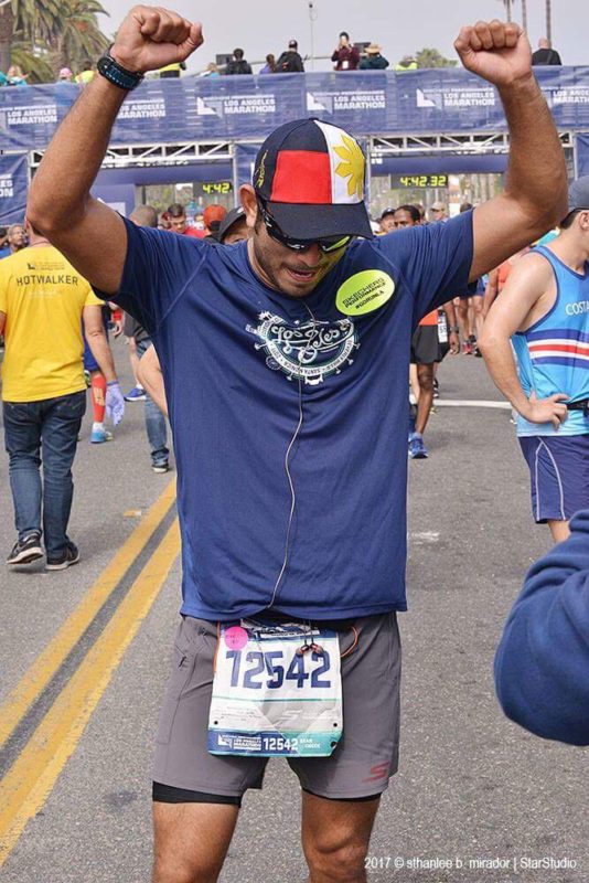 Gerald Anderson LA Marathon