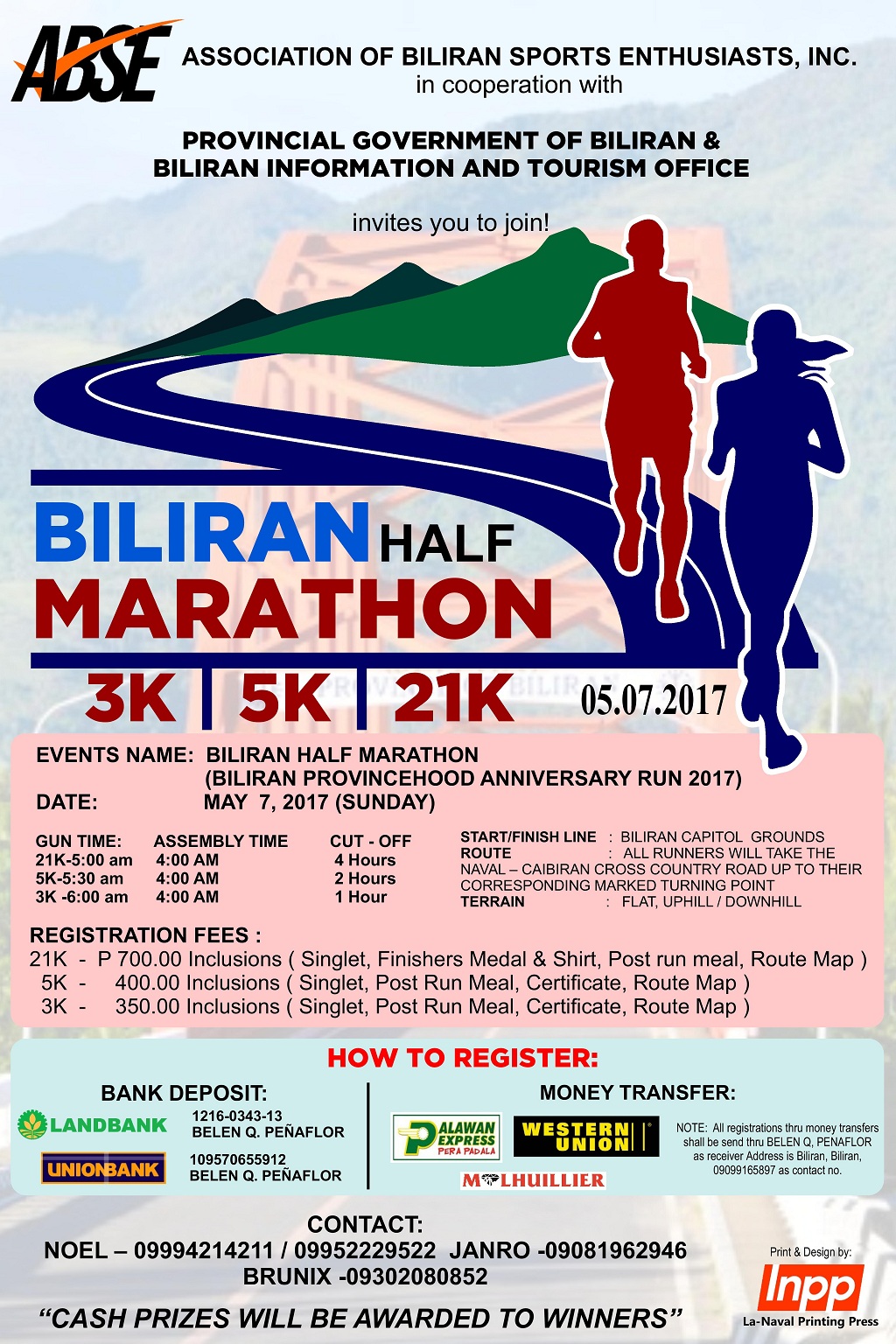 Biliran Half Marathon 2017 Poster