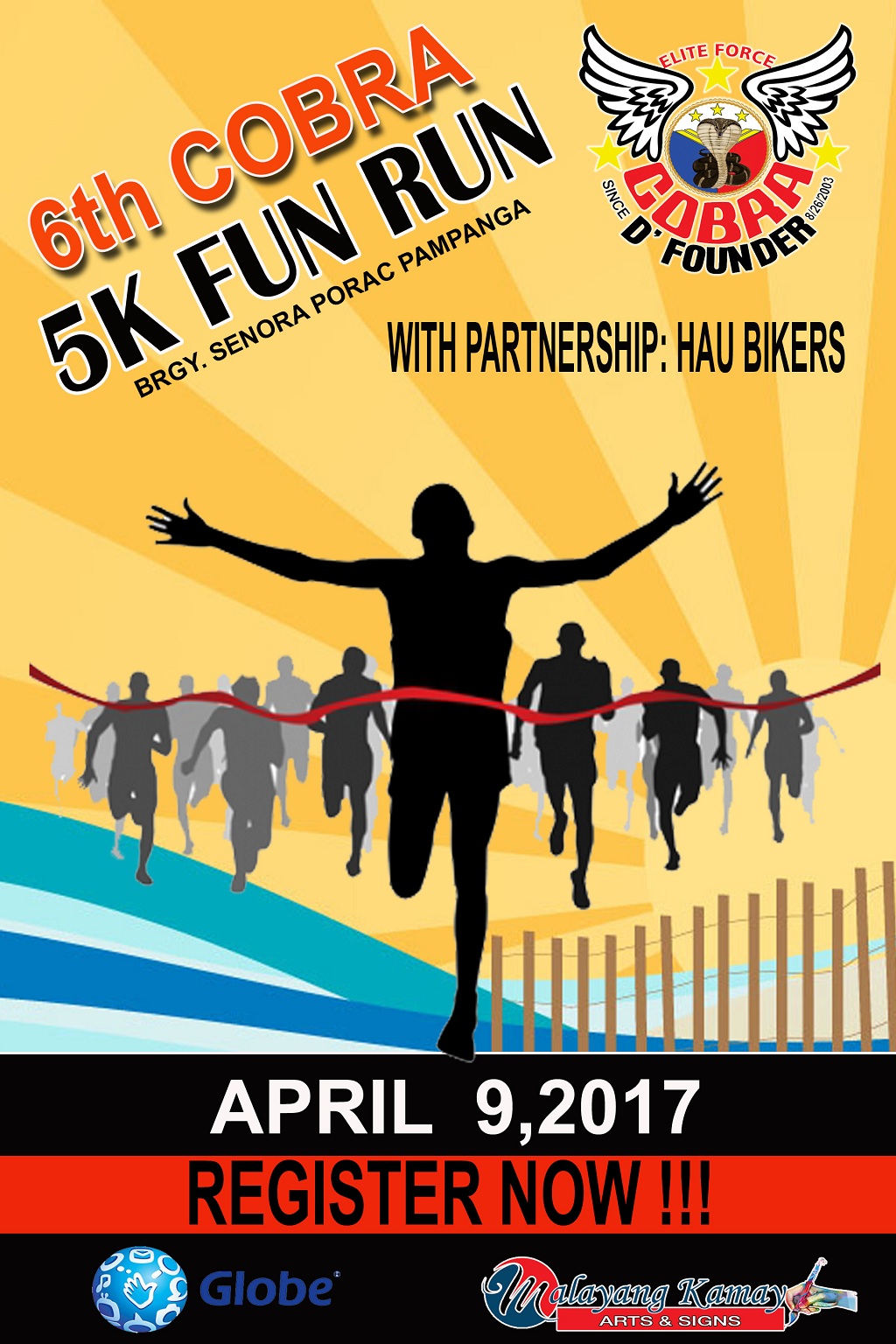 Cobra 5K Fun Run 2017 Poster