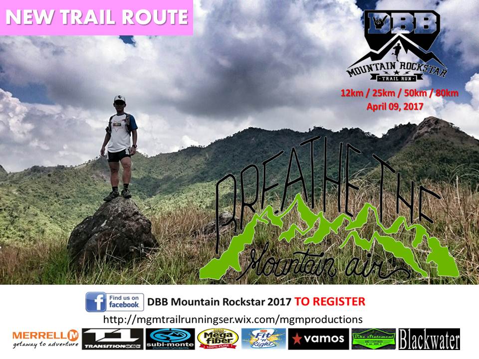 DBB Mountain Rockstar Run 2017 Poster