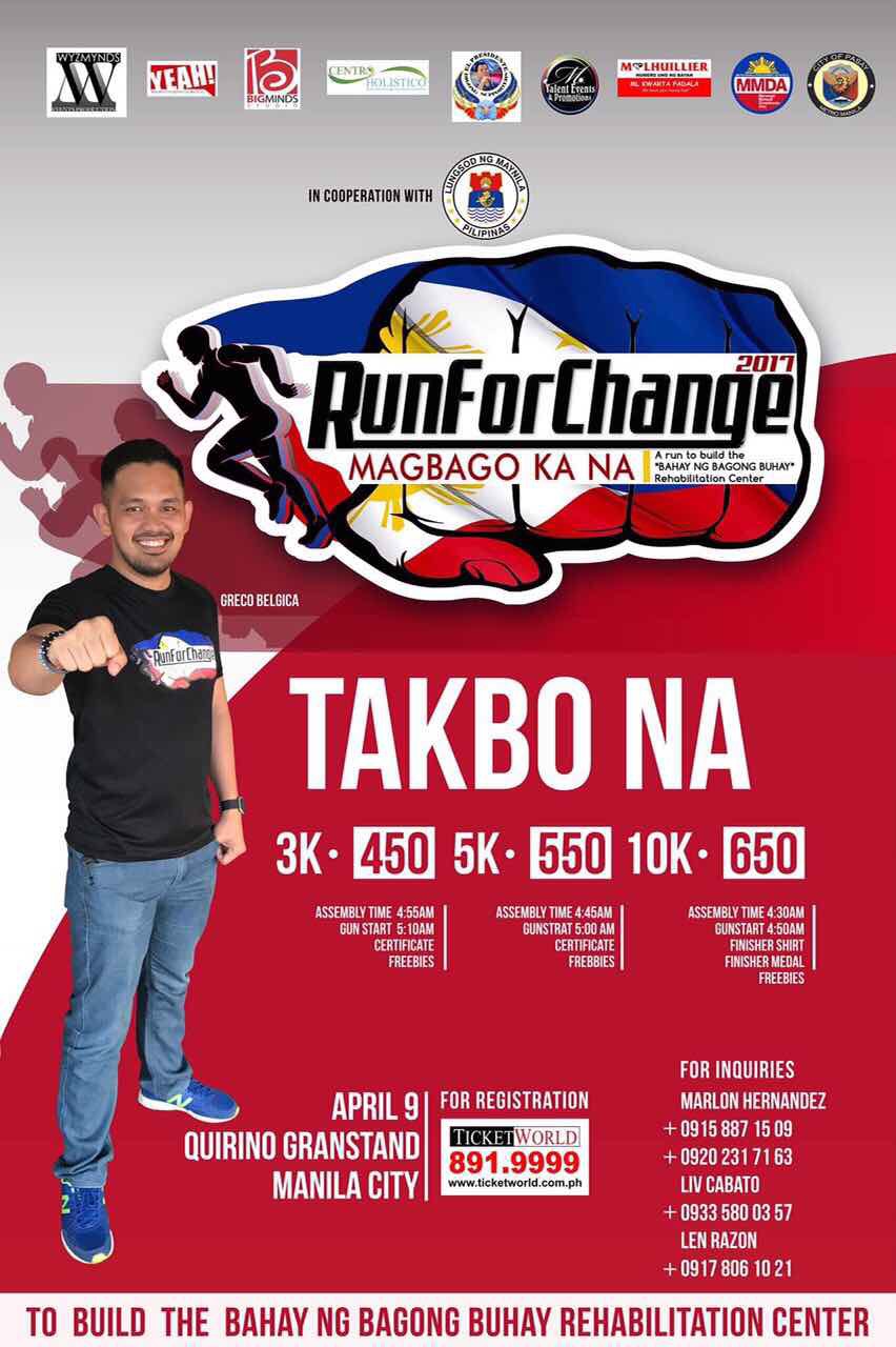 Run For Change 2017 Poster