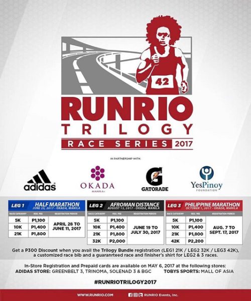 RunRio Trilogy 2017 Reg Fees