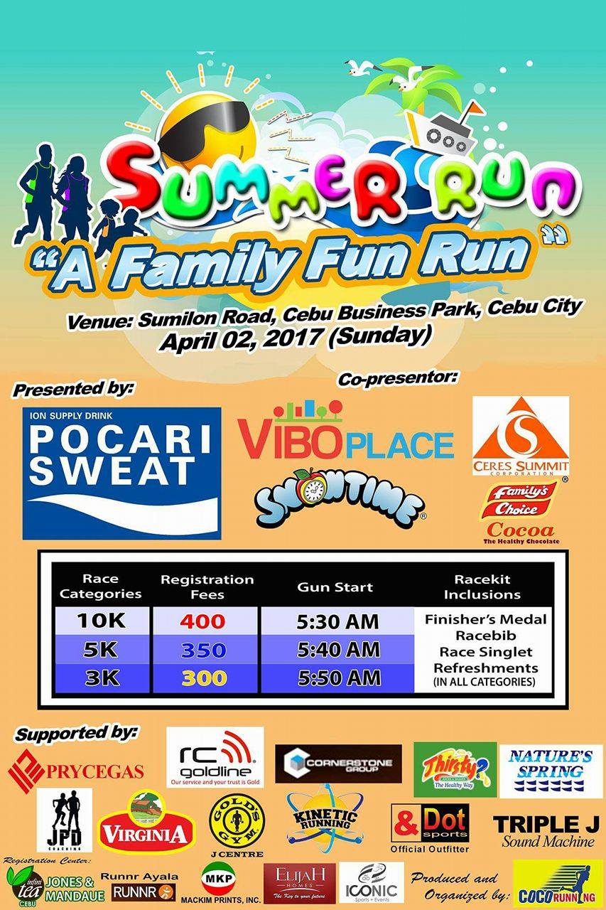 Summer Run 2017 Poster