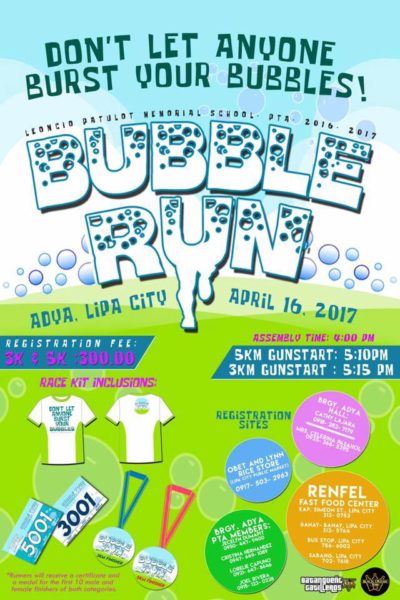 Bubble Run 2017 Poster