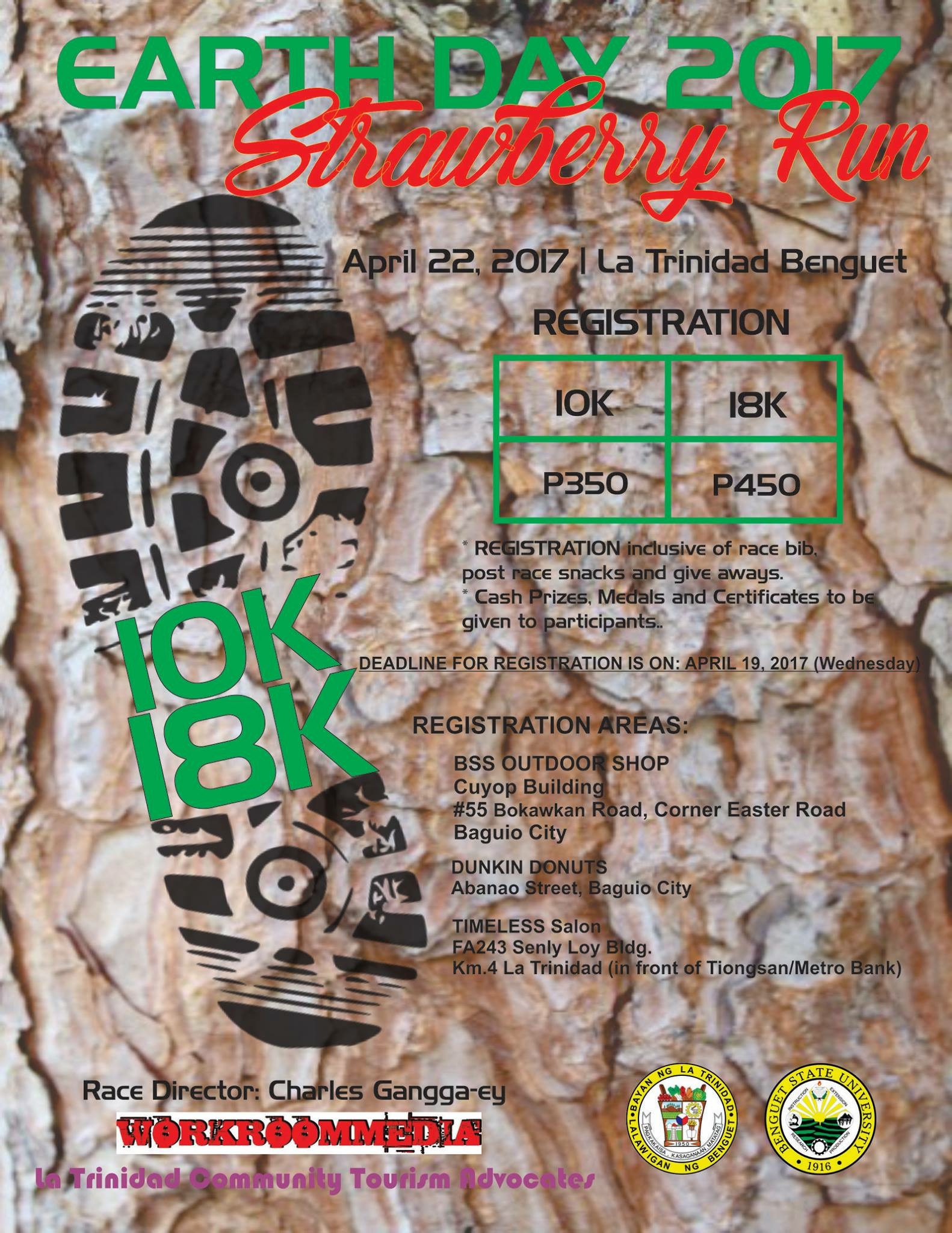 Earth Day 2017 Strawberry Run Poster