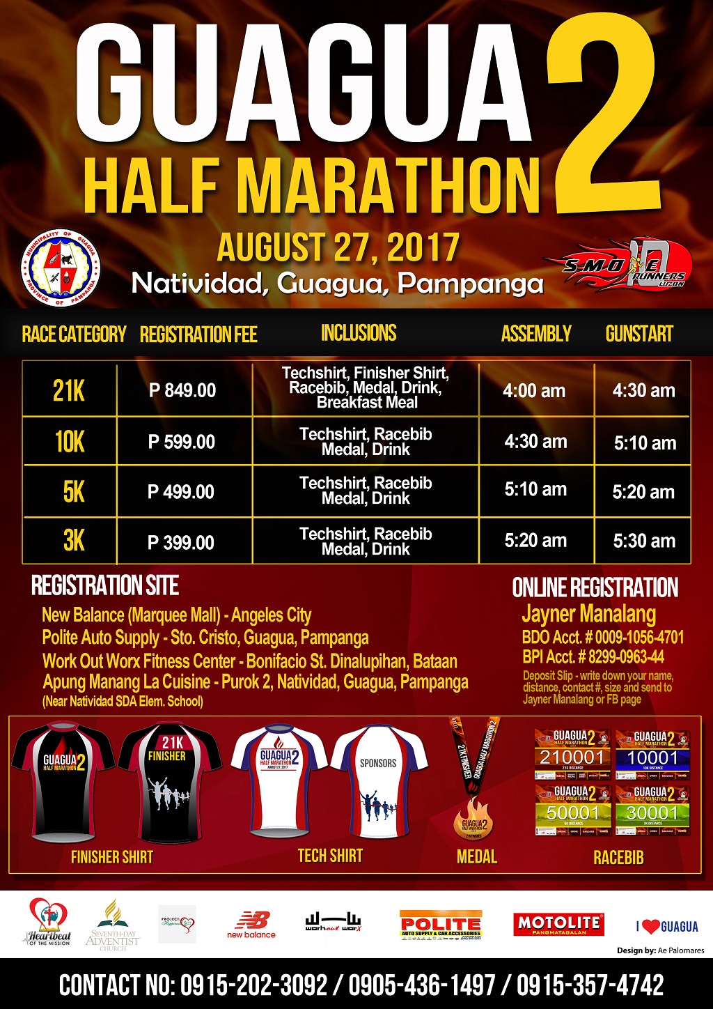 Guagua Half Marathon 2 2017 Poster
