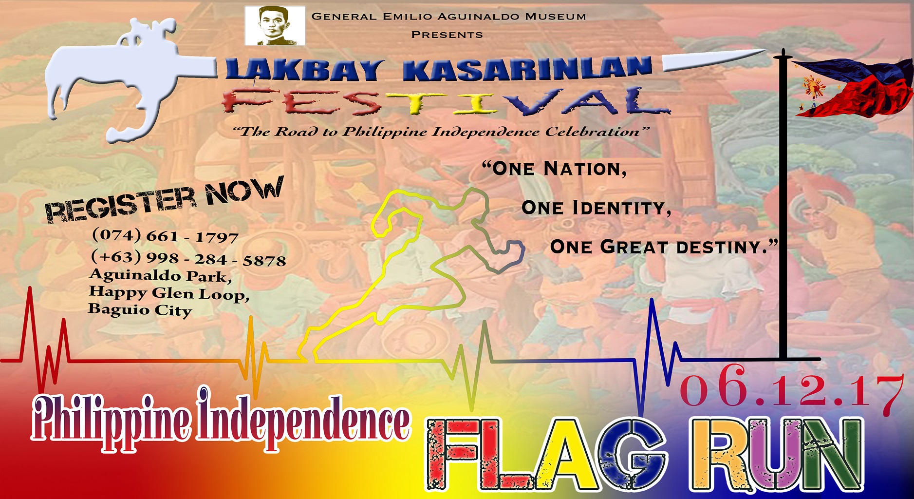 Philippine Independene Flag Run 2017 Poster
