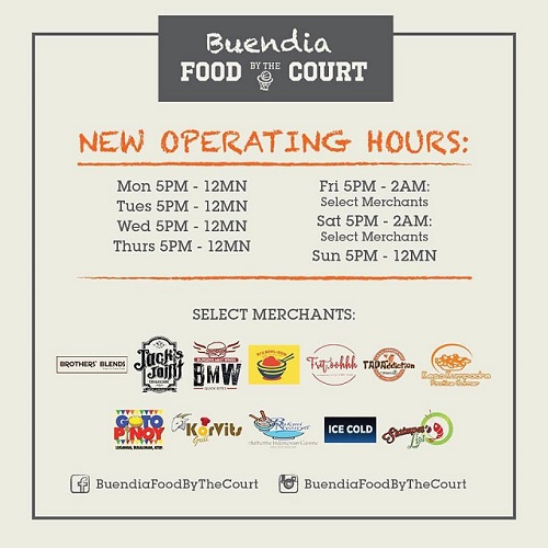 Buendia Food By The Court Operating Hours