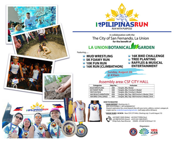 RF Pilipinas Run 2017 La Union Details