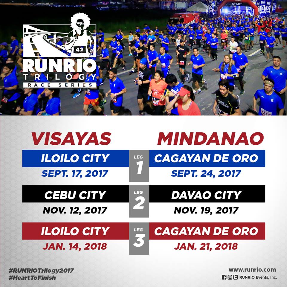 RunRio Trilogy Visayas Mindanao