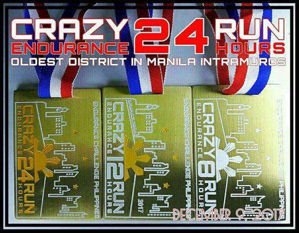 Crazy 24 Hours And 32 Hours Endurance Run 2017 24H Medal