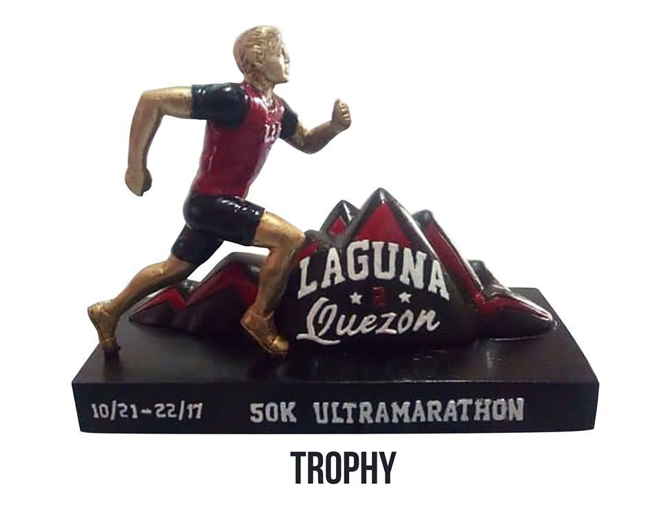 Laguna to Quezon 50K Ultra Marathon 2017 Trophy