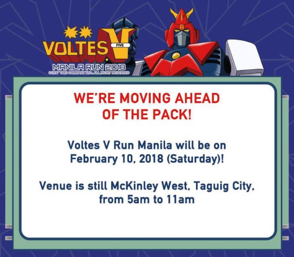 Voltes V Run Manila 2018 Test