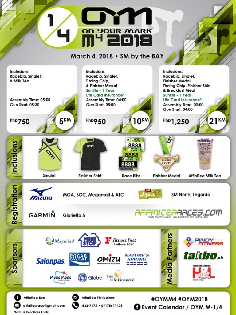 OYM M4 Quartlery Races 2018 Poster