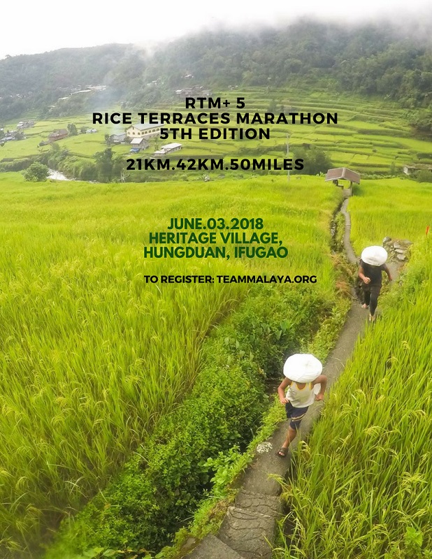 Rice Terraces Marathon 2018 Poster