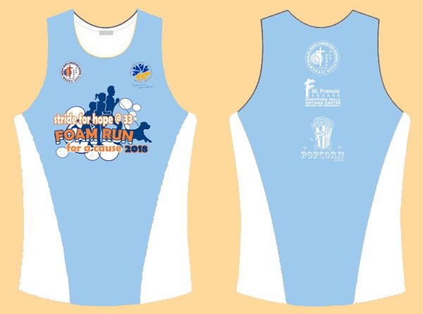 Stride for Hope @ 33 Foam Run for a Cause 2018 Singlet