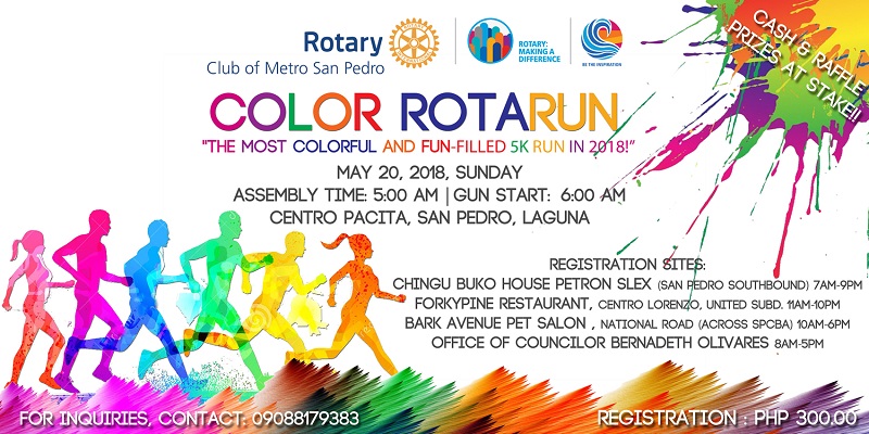 Color Rotarun 2018 Poster
