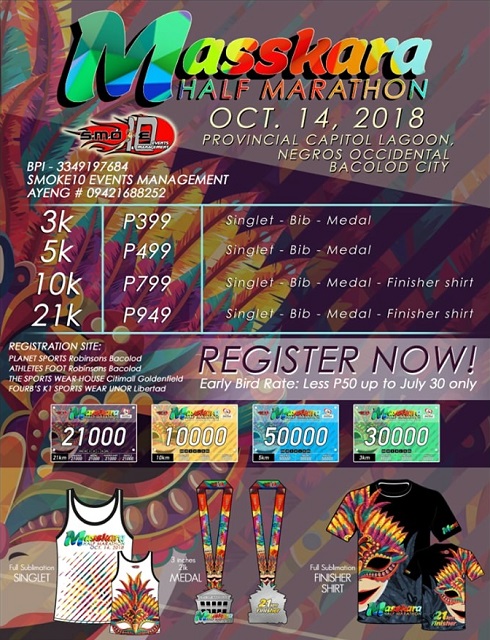 Bacolod City Masskara Half Marathon 2018