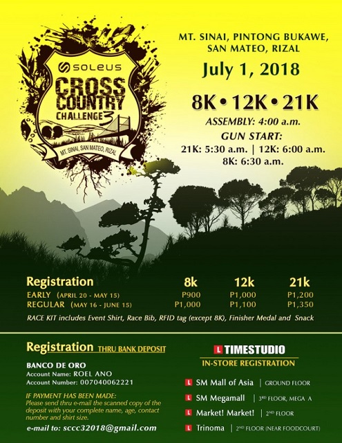 Soleus Cross Country Challenge 2018