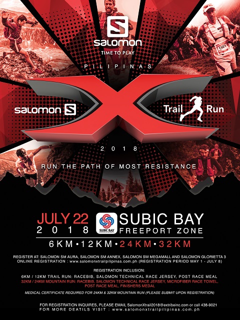 Salomon X-Trail Run Pilipinas 2018 Poster