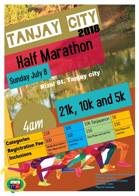 Tanjay City Half Marathon 2018