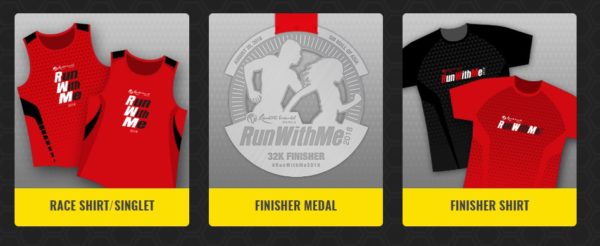 Run with Me 2018 Medal