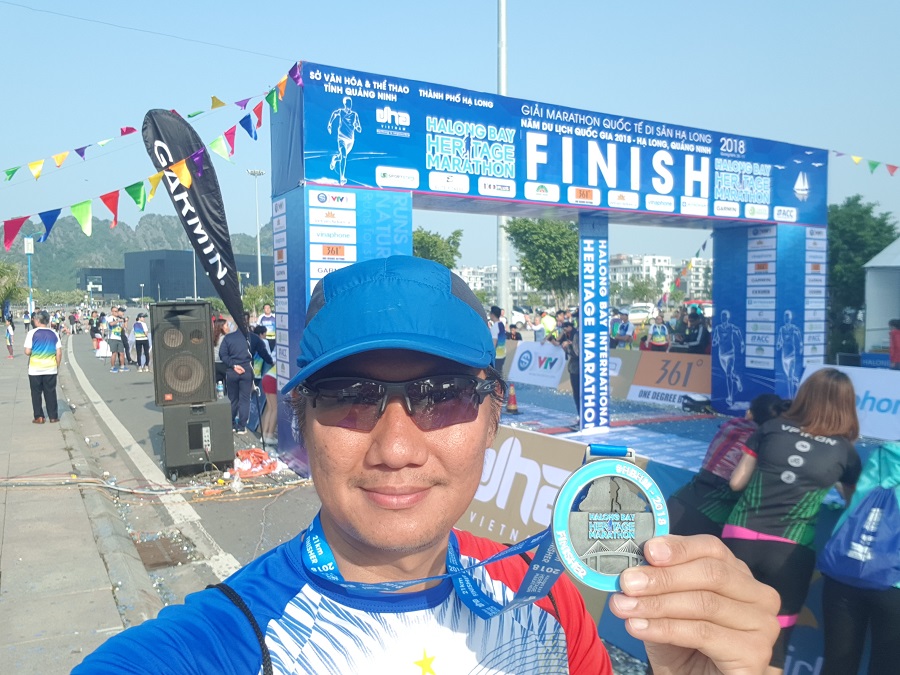 Halong Bay Marathon Finish Line