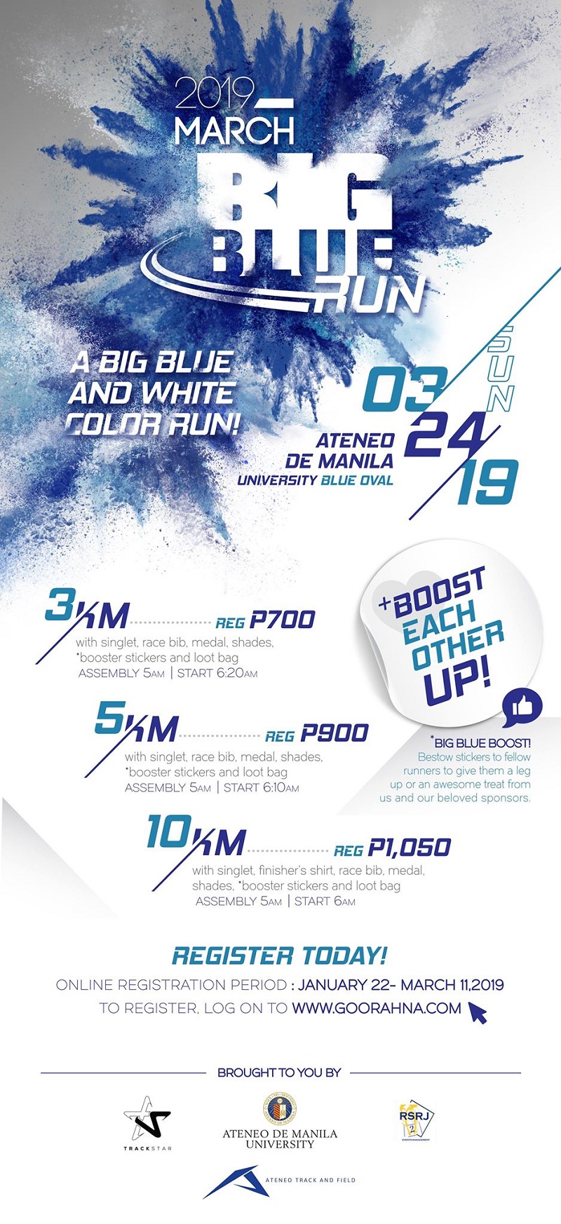 Big Blue Run 2019 Poster