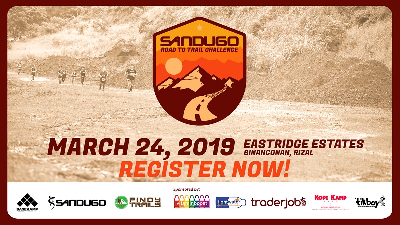 Sandugo Road To Trail Challenge 2019 Cover