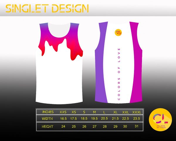 Colors of Love 2019 Singlet
