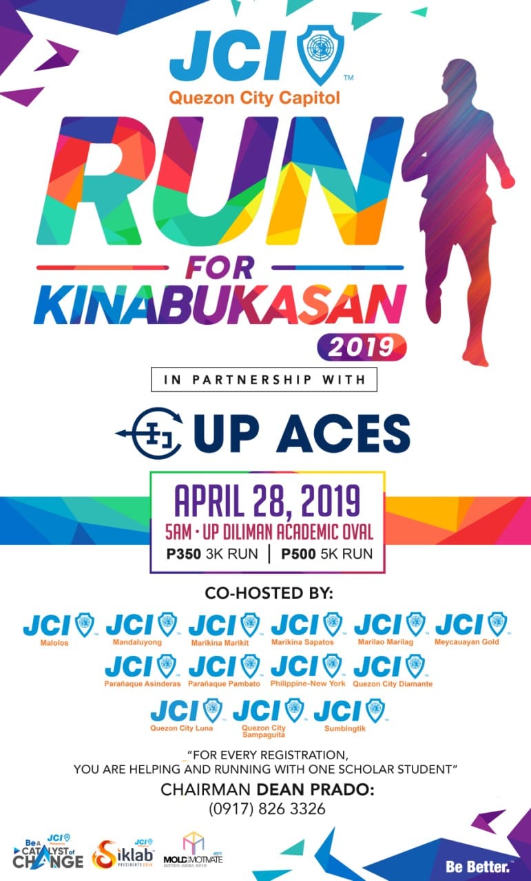 Run for Kinabukasan 2019 Poster