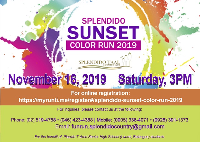 Splendido Sunset Color Run 2019