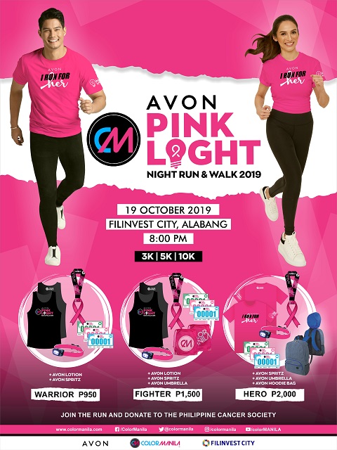 Avon Pink Light Night Run 2019